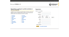 Desktop Screenshot of jobs.renault.co.ir