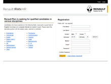 Tablet Screenshot of jobs.renault.co.ir