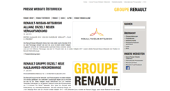 Desktop Screenshot of media.renault.at