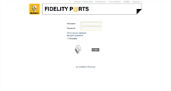 Desktop Screenshot of fidelityparts.renault.it